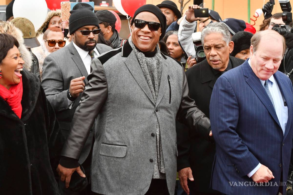Nombran calle de Detroit en honor a Stevie Wonder