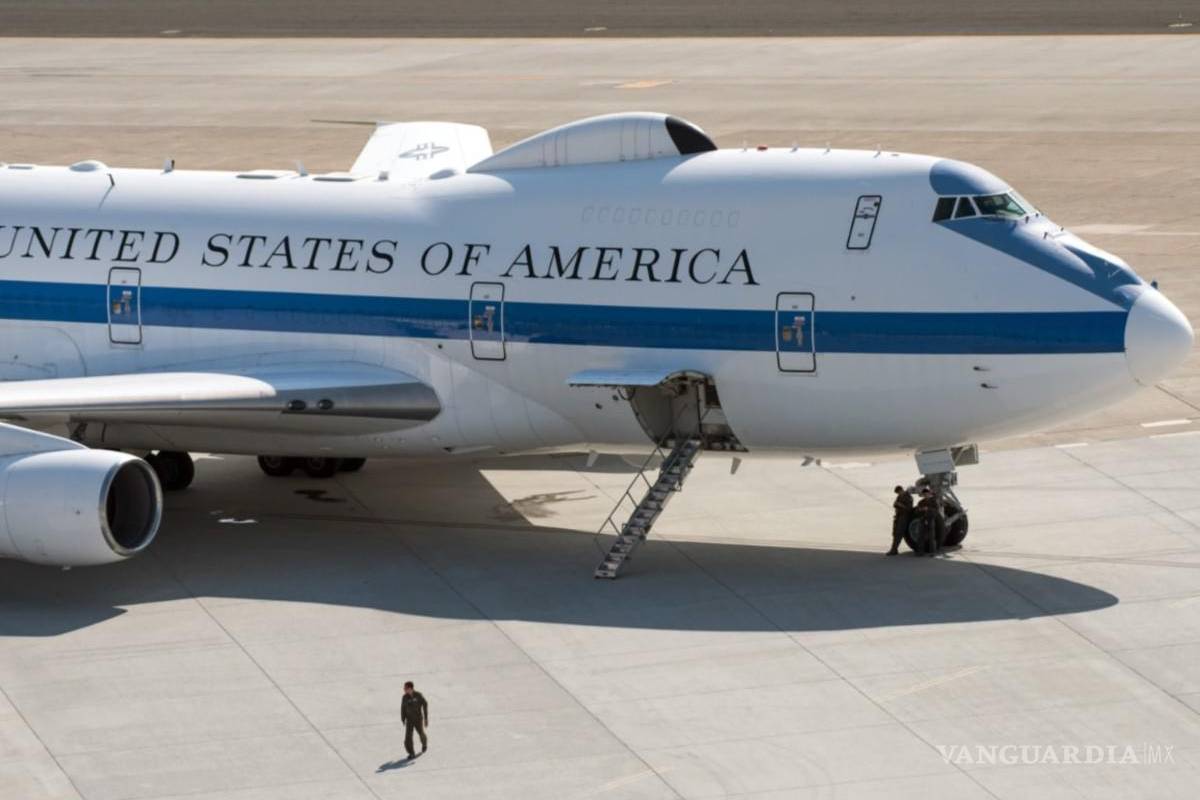 ‘Avión del Juicio Final’ se alista para la Guerra... es visto realizando misión de entrenamiento ante amenaza nuclear