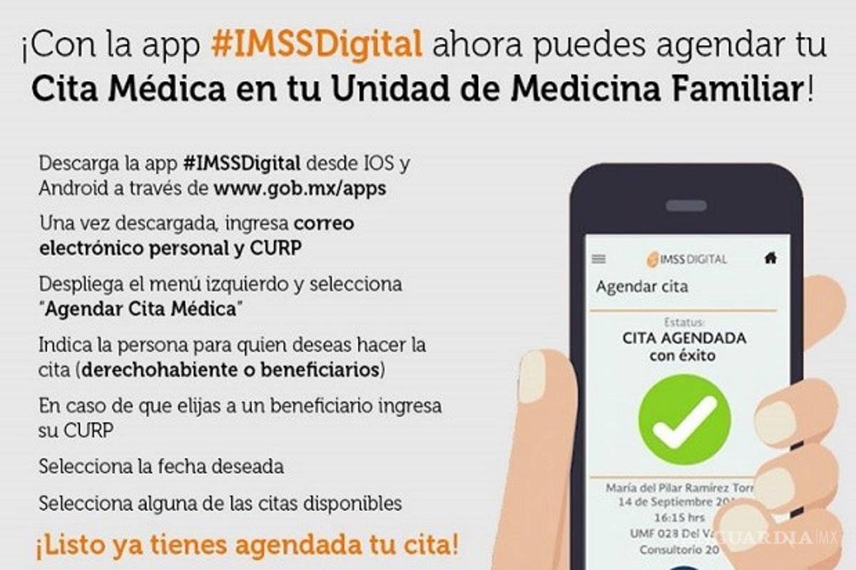 Agendará el IMSS citas vía internet