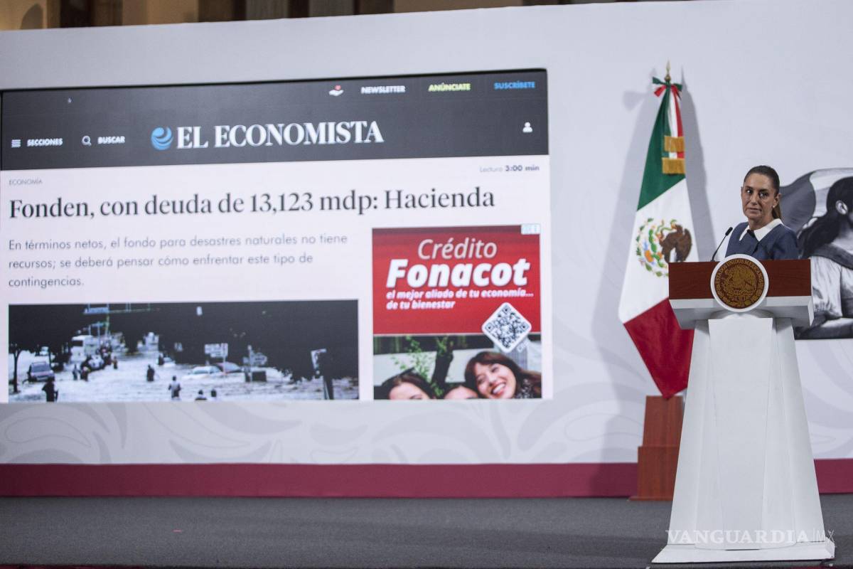 ‘Hay recursos suficientes para atender emergencias’: Sheinbaum; Fonden mantenía deuda de más de 13 mdp