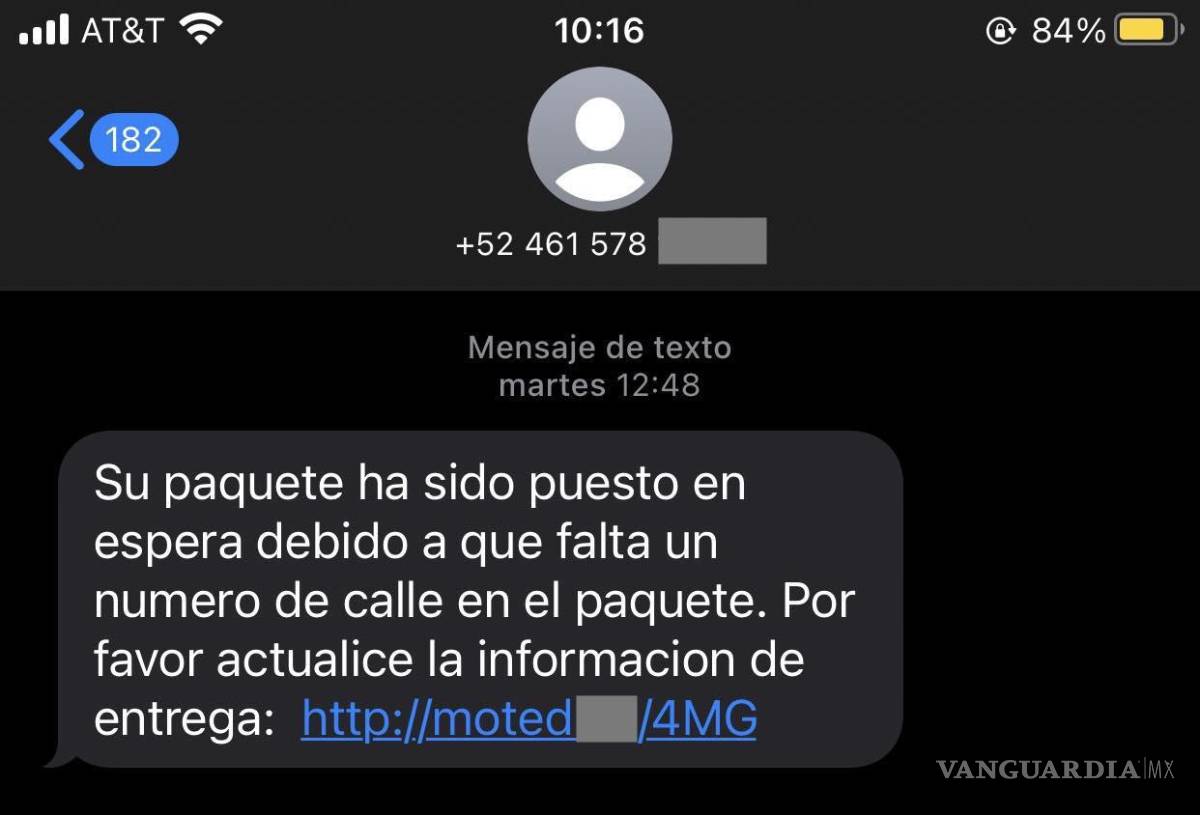 $!Los enlaces proporcionados en el mensaje de texto tendrán una combinación de letras y números sin relación entre sí