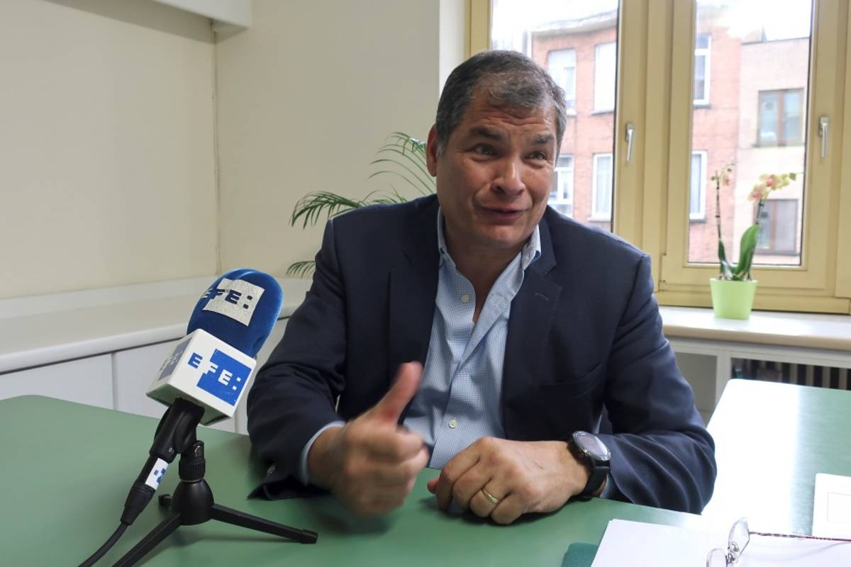 Rafael Correa llama &quot;traidor&quot; a Lenín Moreno por el arresto de Assange