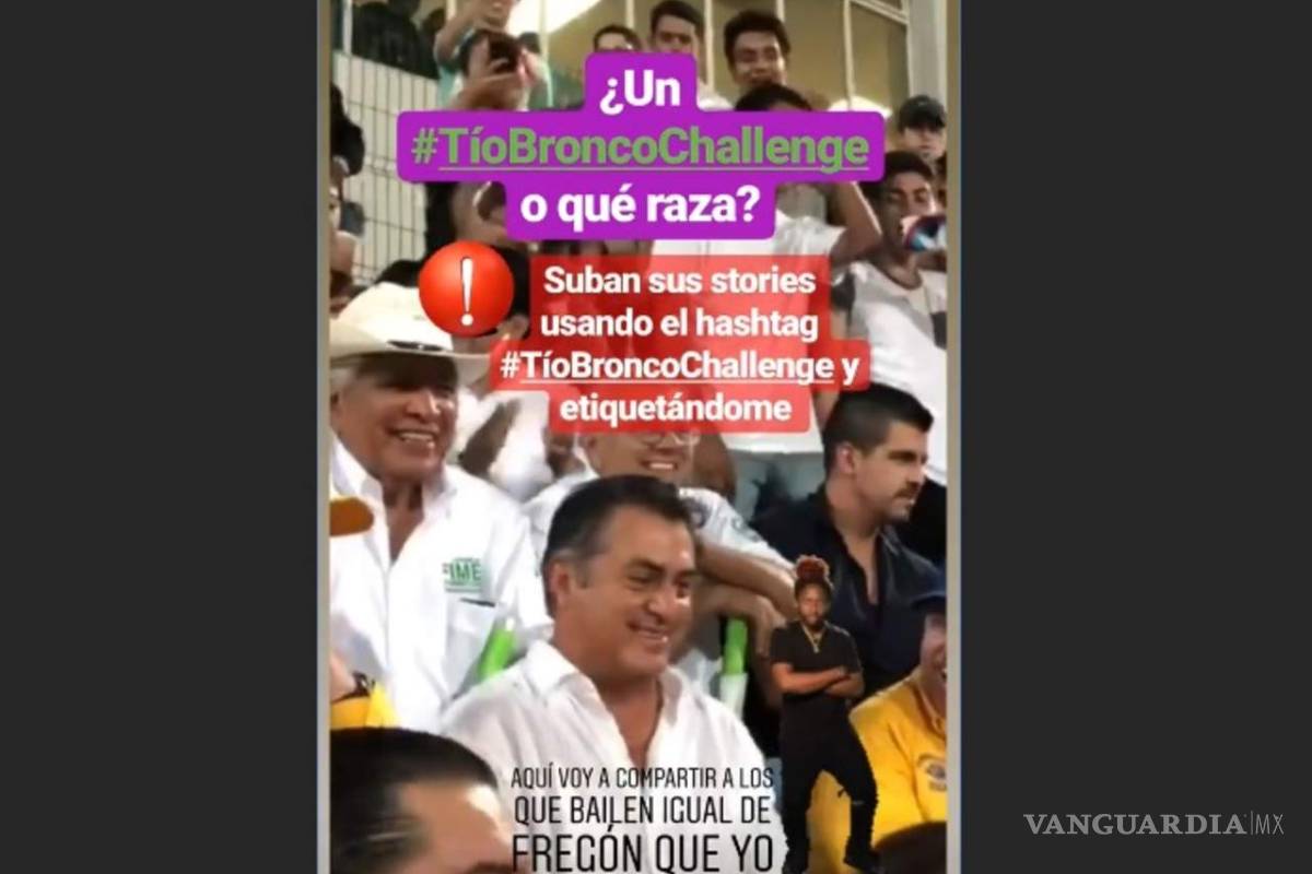 ‘El Bronco’ intenta colocar reto viral y fracasa