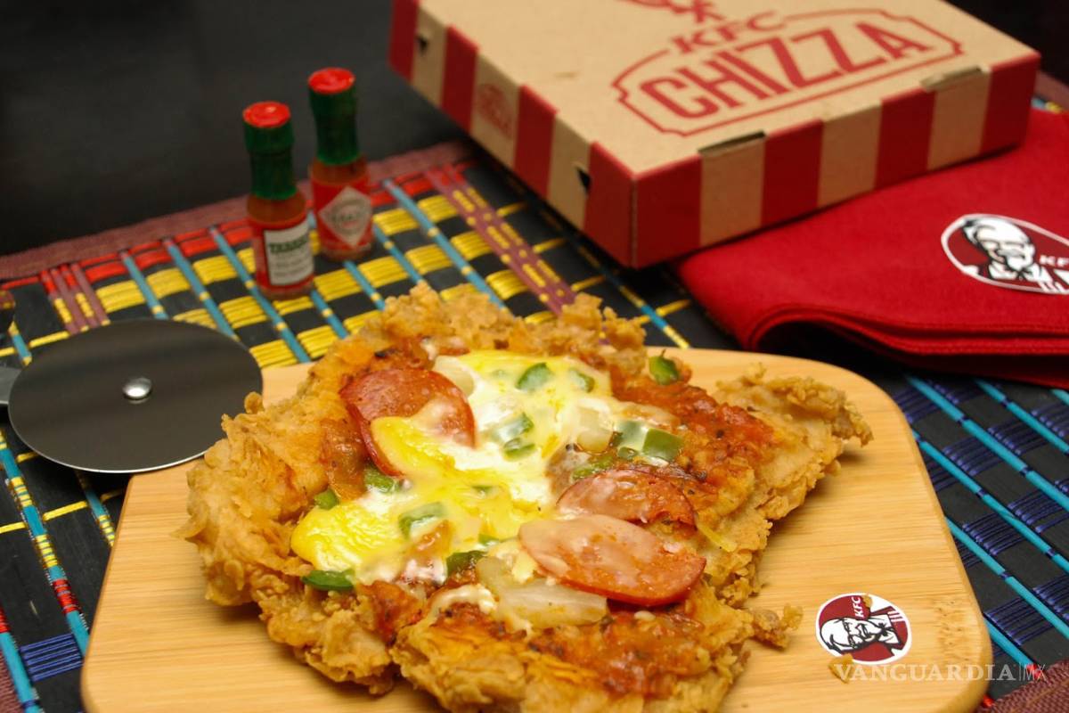 KFC crea la 'Chizza' y en México sólo Saltillo la tiene