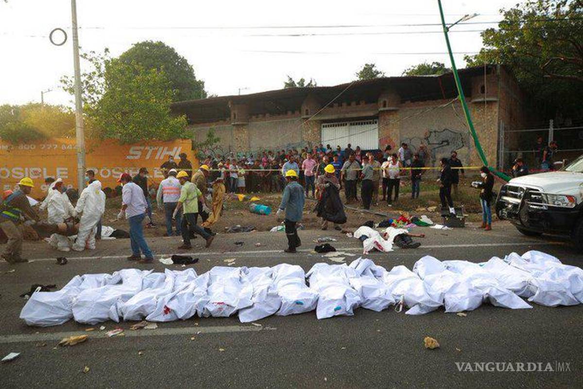 Siguen sin dar lista de migrantes fallecidos en accidente de Chiapas