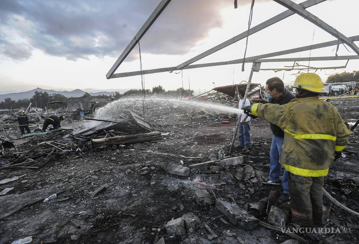 $!Las terribles imágenes que dejó la explosión en Tultepec