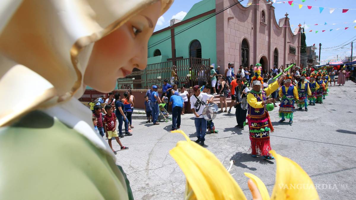 100 años de celebrar a Santa Anita, en uno de los barrios más antiguos de Saltillo