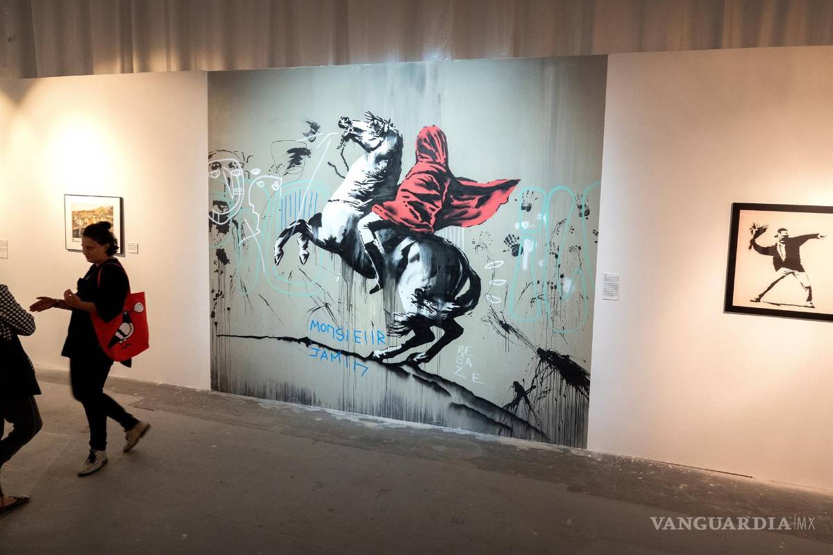 Arte provocador de Banksy se exhibe en Miami
