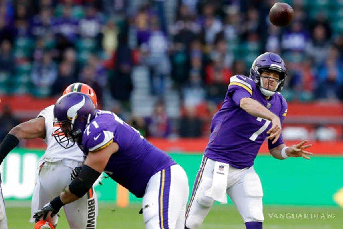 Vikings se imponen a Cleveland en Londres