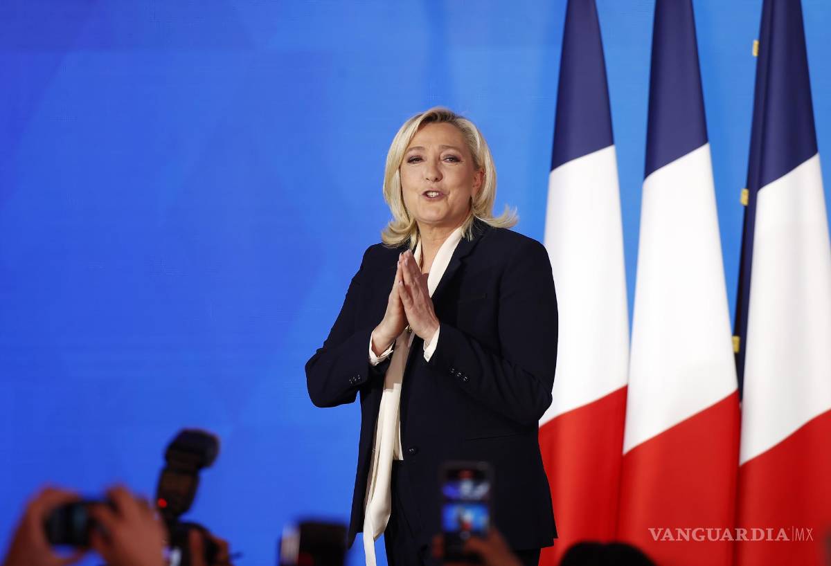 $!Marine Le Pen, candidata a la Presidencia de Francia.