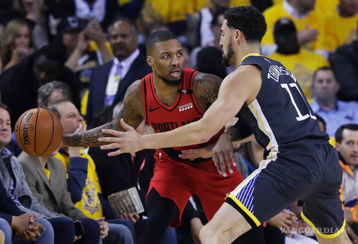 $!Los Warriors sacan la casta en los últimos cuartos y se llevan el segundo de la serie ante los Trail Blazers