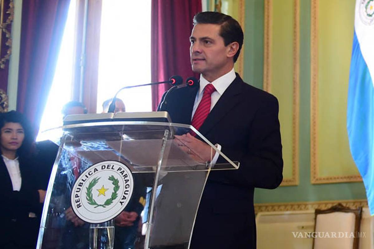 México es de los pocos países con estabilidad política, dice Peña Nieto en Paraguay