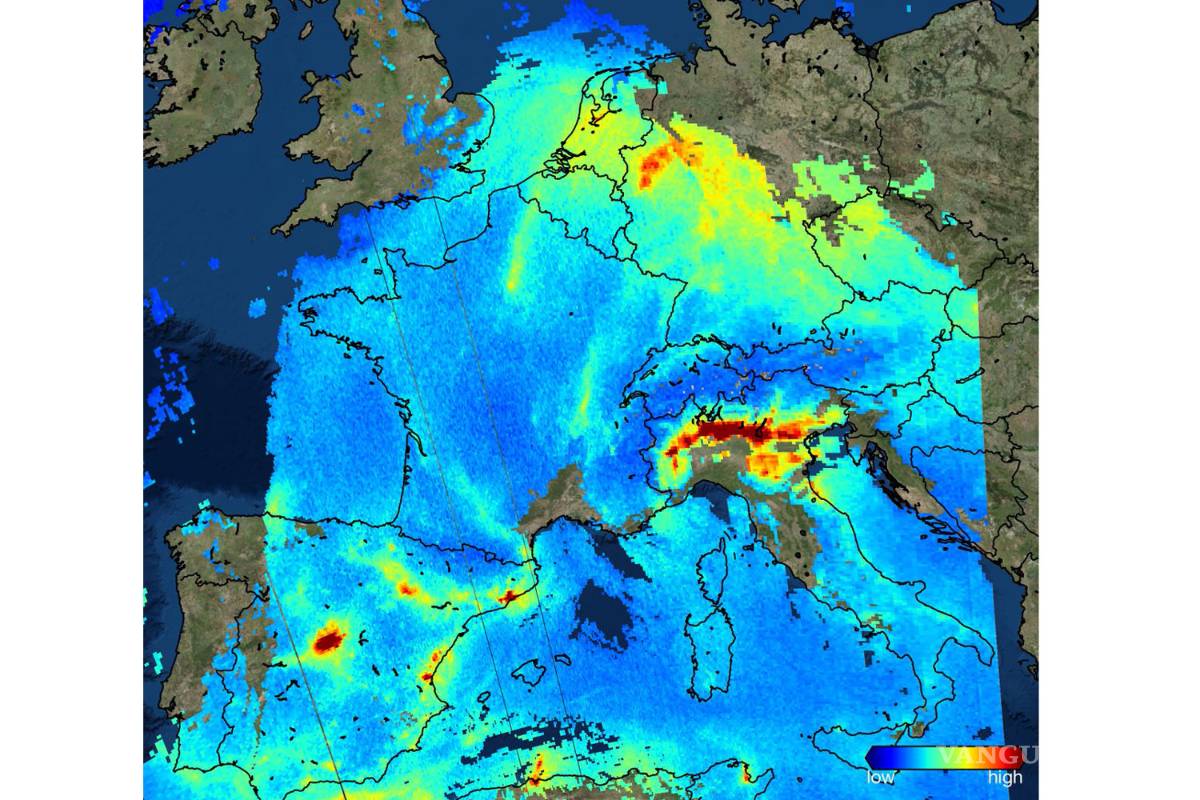 Así se ve la contaminación en la Tierra desde el espacio