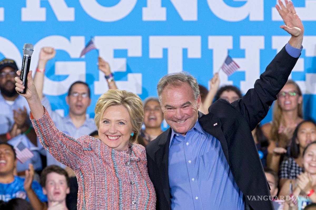 La fórmula Clinton-Kaine se presenta en público por primera vez