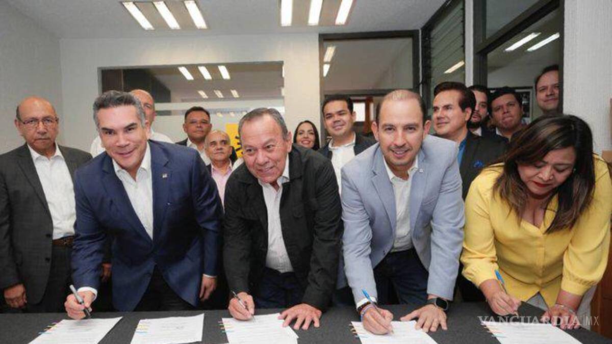 $!PRI, PAN y PRD formalizan registro del Frente Amplio ante el INE