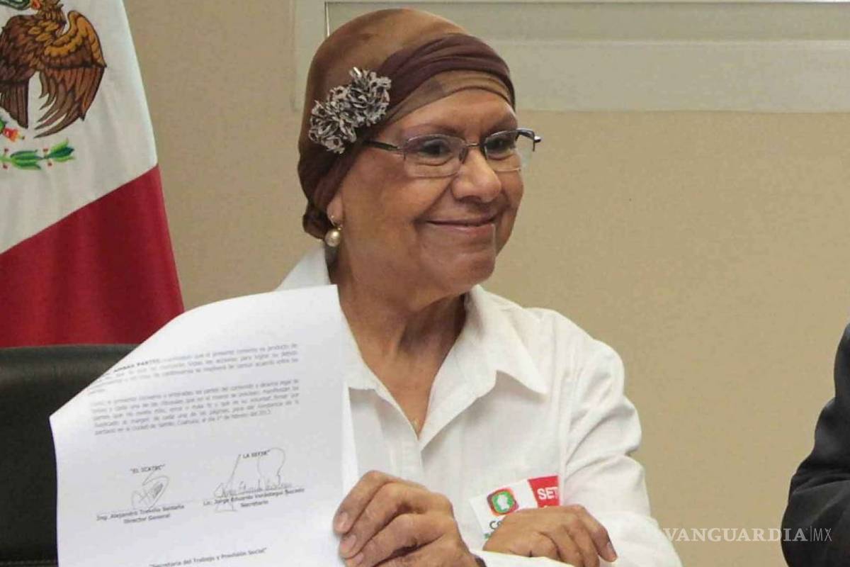 Muere Felicitas Molina Duque, ex Secretaria del Trabajo en Coahuila