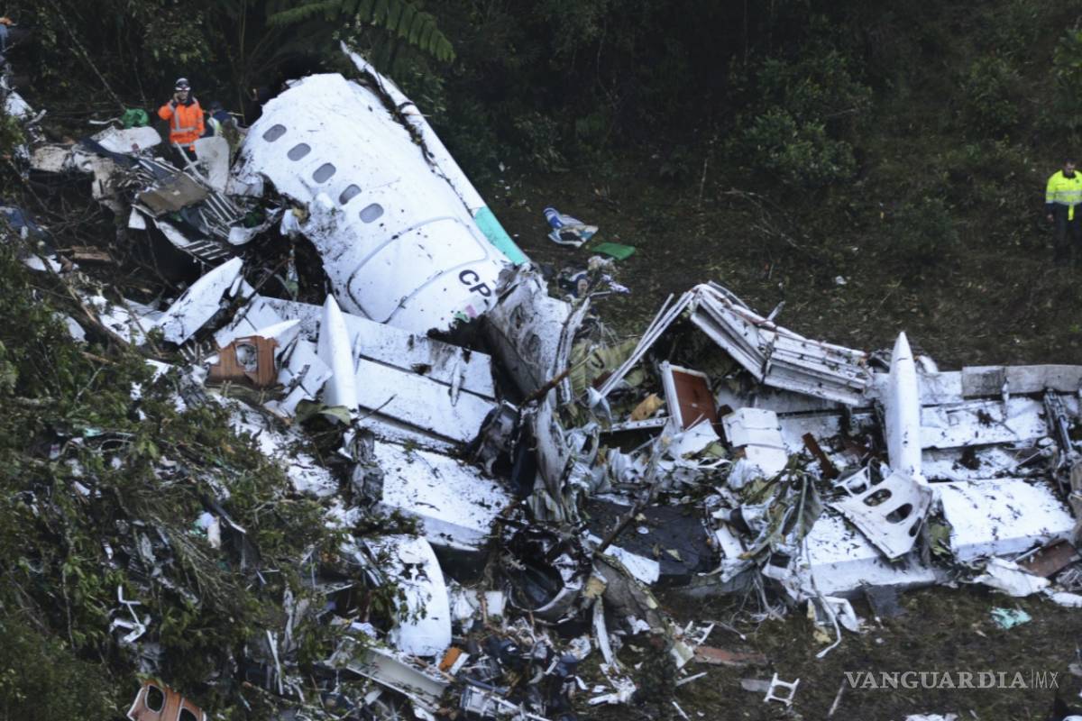 Hay 5 sobrevivientes en accidente del Chapecoense