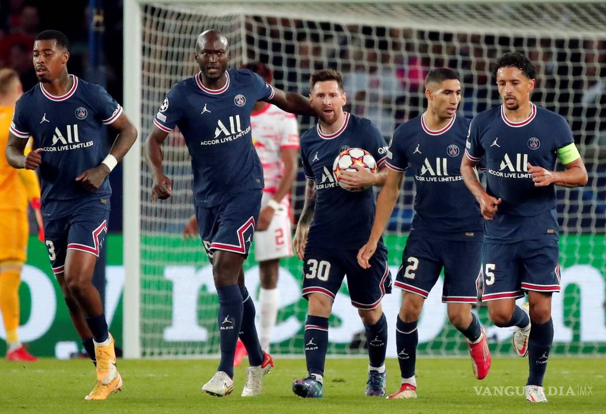 $!El primero una asistencia de Mbappé en diagonal retrasada para el remate con la pierna izquierda de Leo
