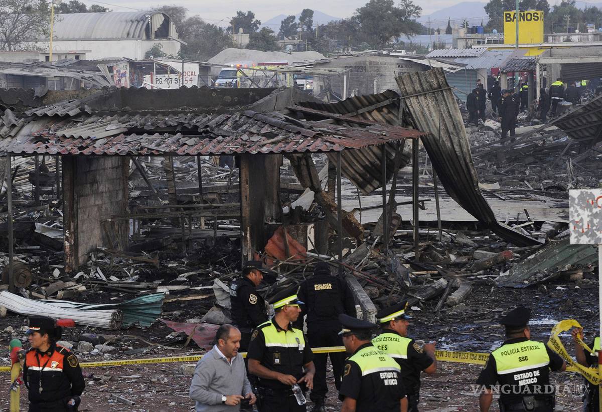 $!Las terribles imágenes que dejó la explosión en Tultepec