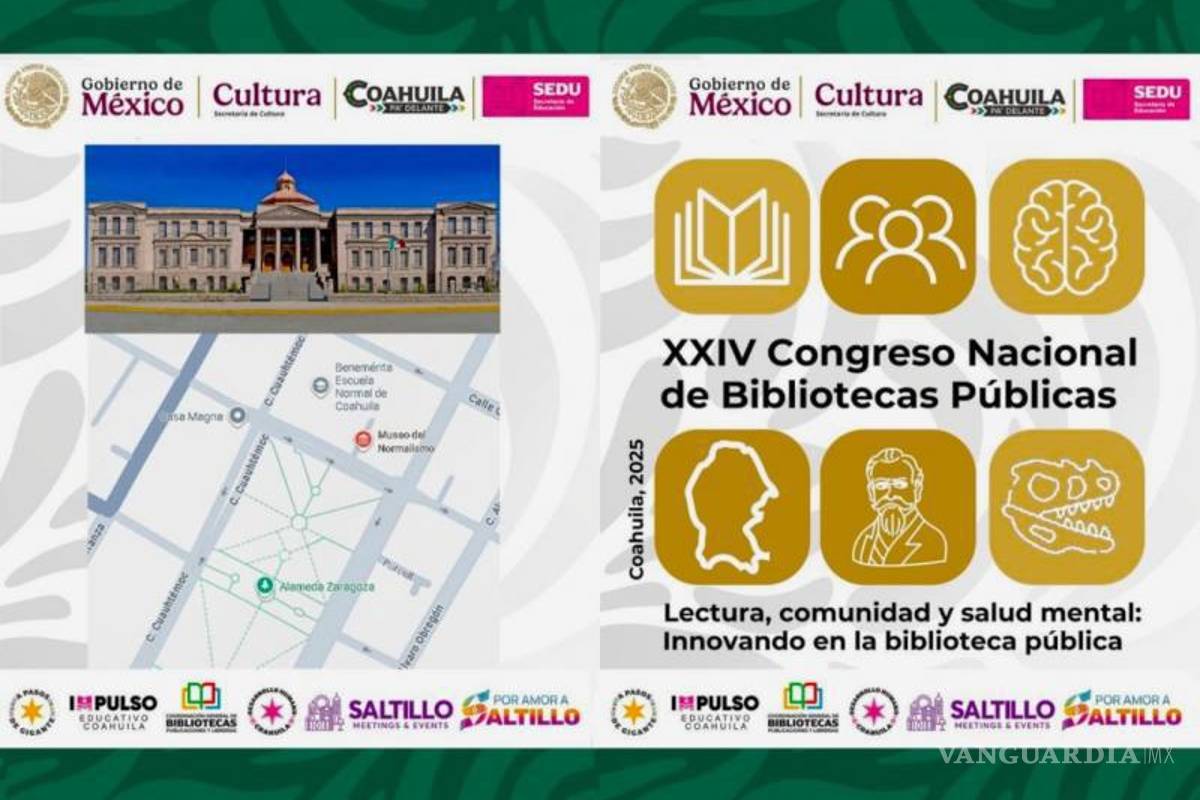 $!El tema central del congreso es la relación entre lectura, comunidad y salud mental en los espacios bibliotecarios.