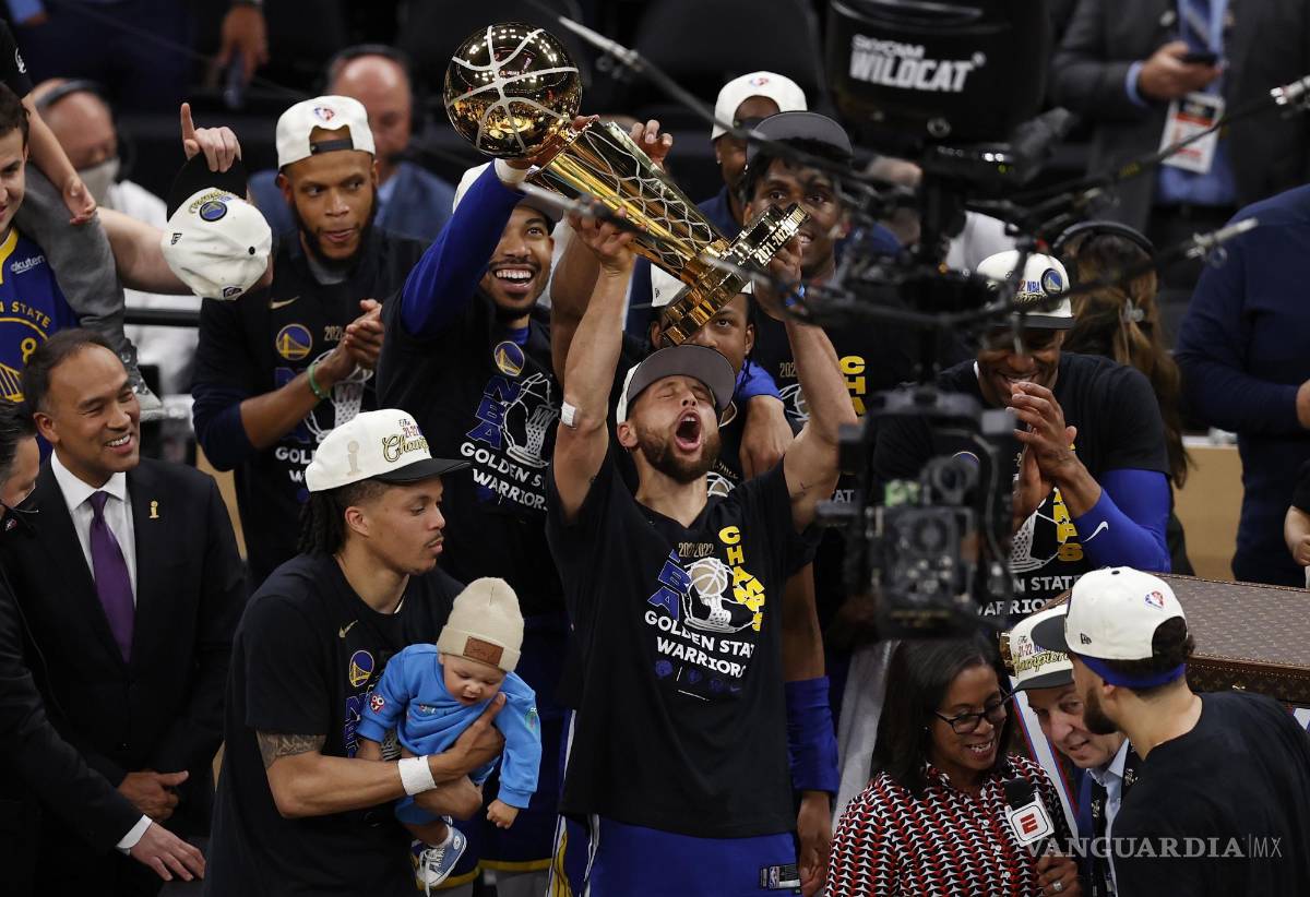 $!Los Golden State Warriors conquistaron este jueves el séptimo título de la NBA de su historia, el cuarto en los últimos ocho años
