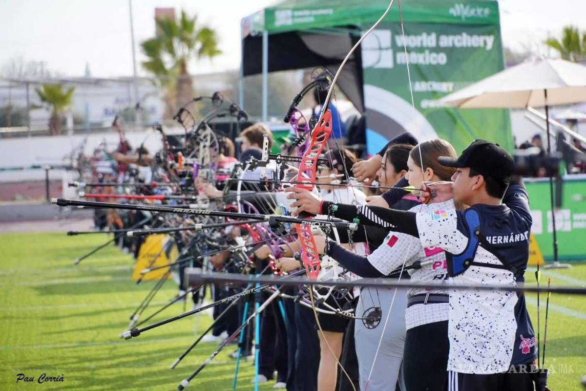 $!Arqueros de todo el país participan en la segunda edición del Abierto de Arquería “Dafne Quintero” en Monclova.
