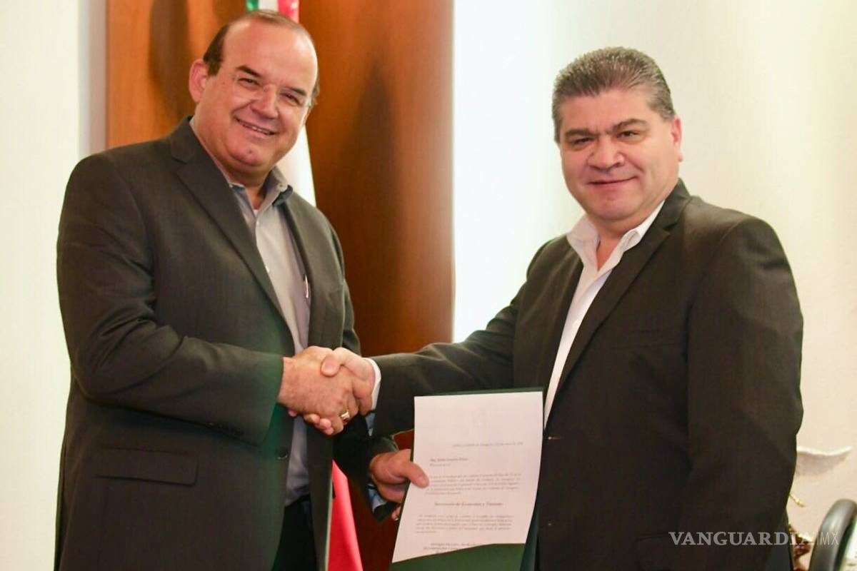Miguel Riquelme designa a Jaime Guerra como Secretario de Economía y Turismo en Coahuila
