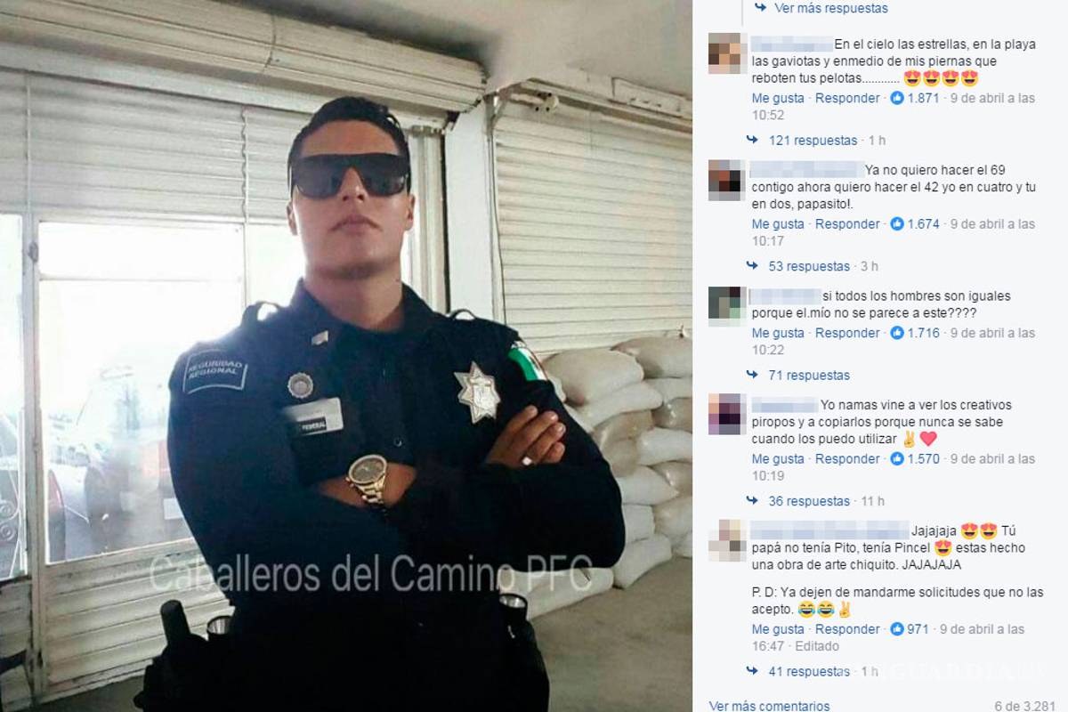 Mujeres sacan el 'albañil' que traen dentro, lanzan candentes piropos hacia un policía federal