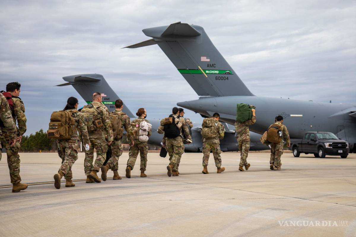 Llegan a Polonia primeras tropas de EU para defender a Ucrania