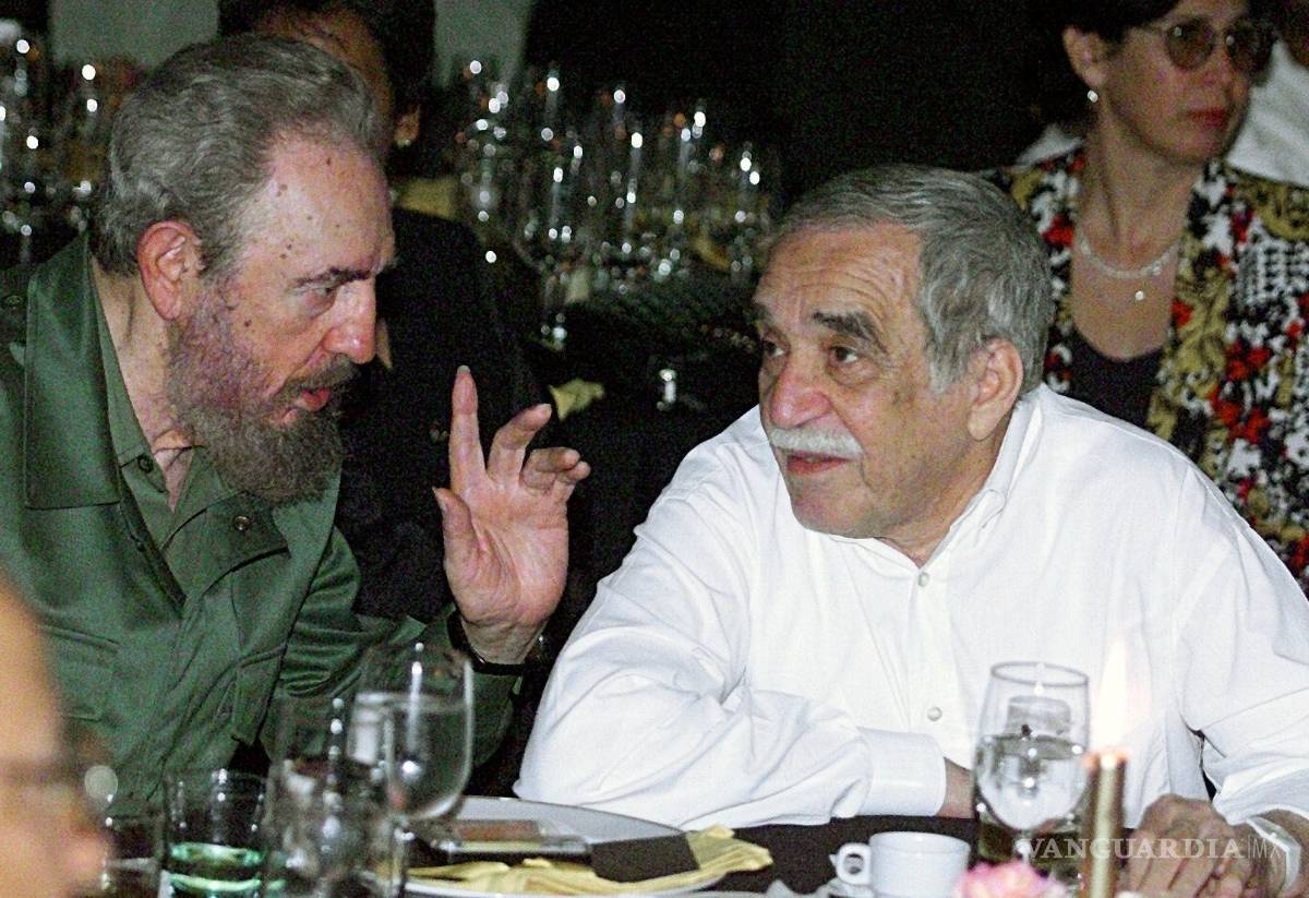 $!Fotogalería de Fidel Castro con intelectuales y famosos