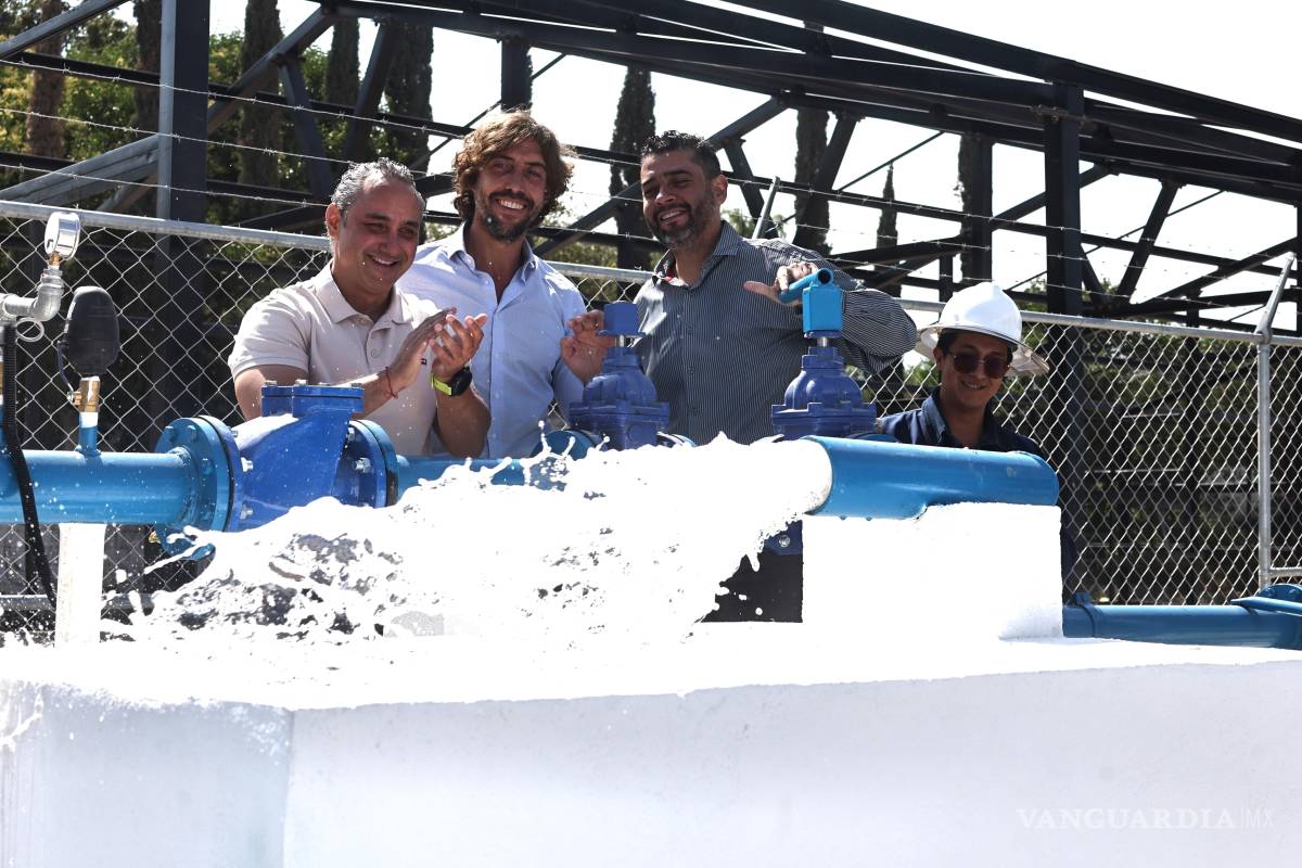 Saltillo amplía su red hídrica con la inauguración del Pozo Paraíso III