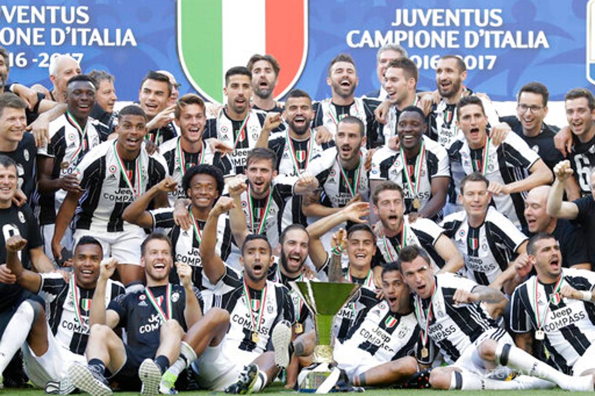 Juventus campeón otra vez, impone récord con 6 títulos seguidos en Serie A