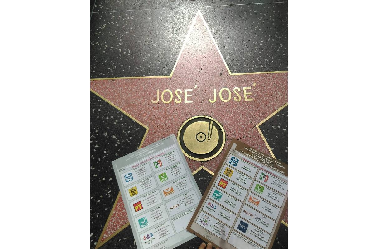 También en Los Ángeles, saltillense vota por AMLO