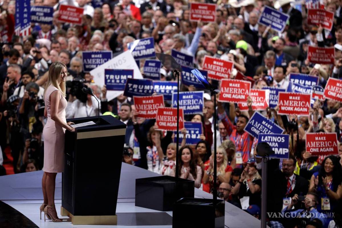 Plantea Ivanka Trump temas que su padre apenas menciona