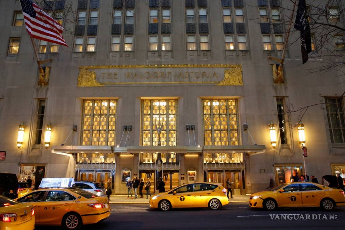 Legendario hotel Waldorf Astoria de Nueva York cierra sus puertas