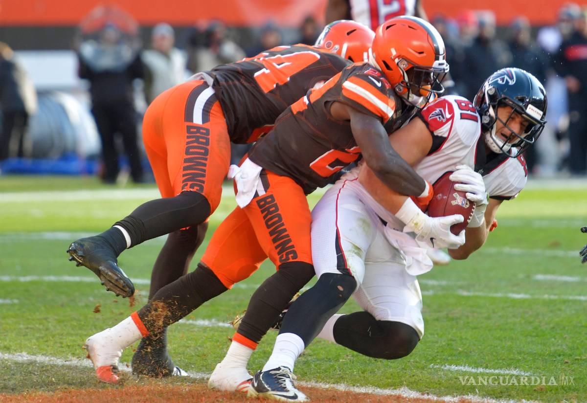 $!Mayfield y los Browns neutralizan a los Falcons y sacan un inesperado triunfo