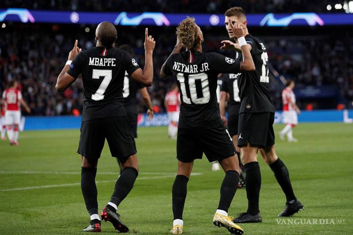 PSG tiene 'día de campo' en la Champions con goleada al Estrella Roja