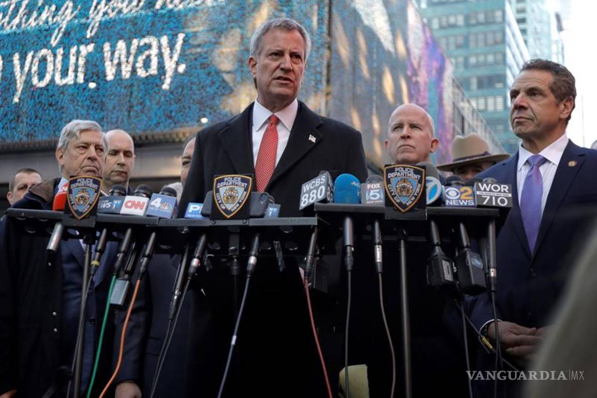 Explosión fue intento de un atentado terrorista, dice el alcalde de Nueva York