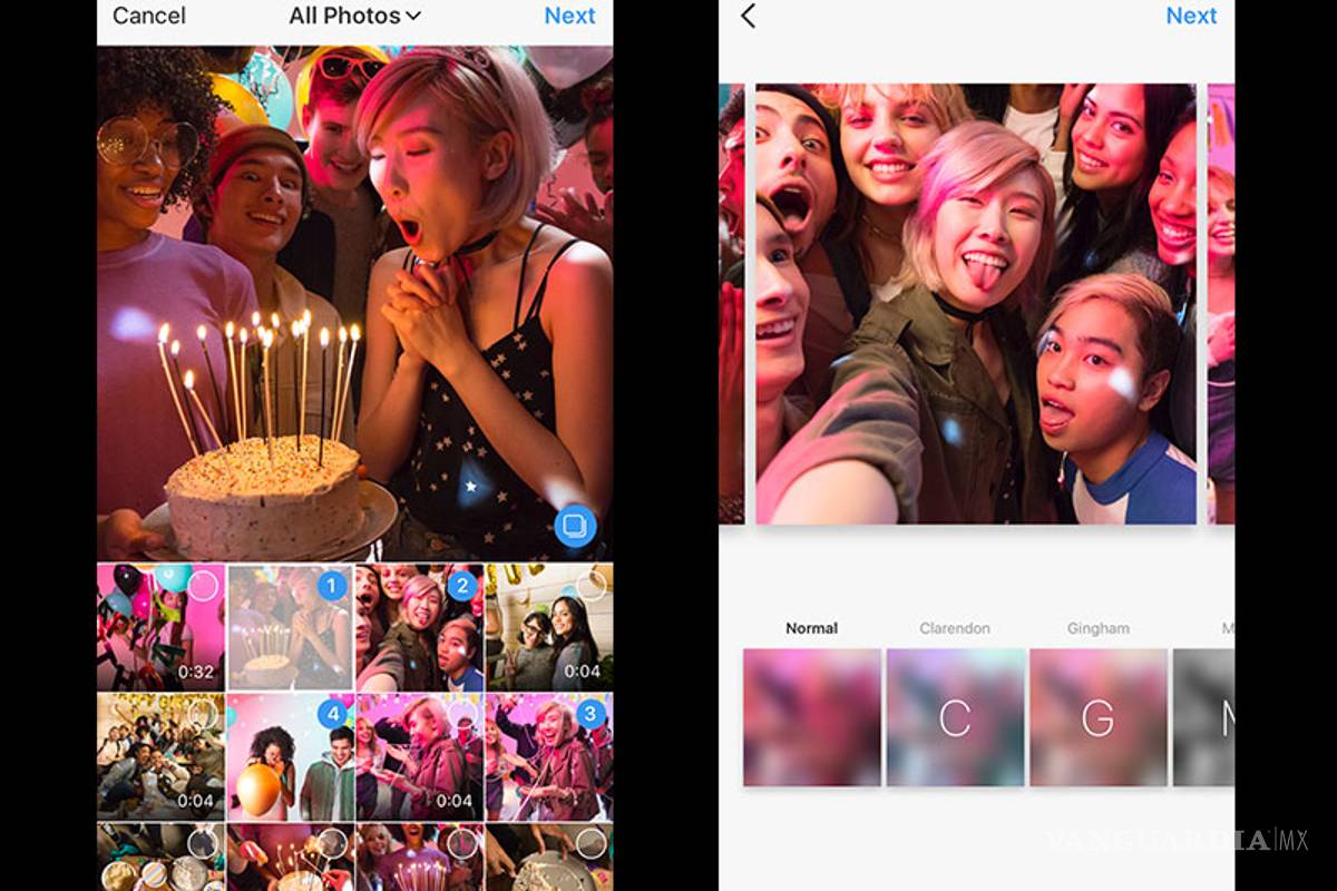 Instagram ya te deja subir hasta 10 fotos y videos a la vez