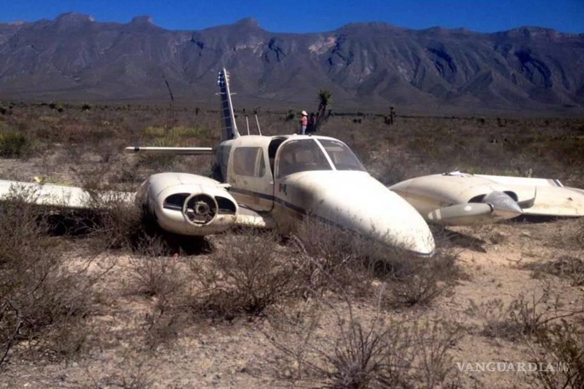 Reportan desplome de avioneta entre Mina y Monclova
