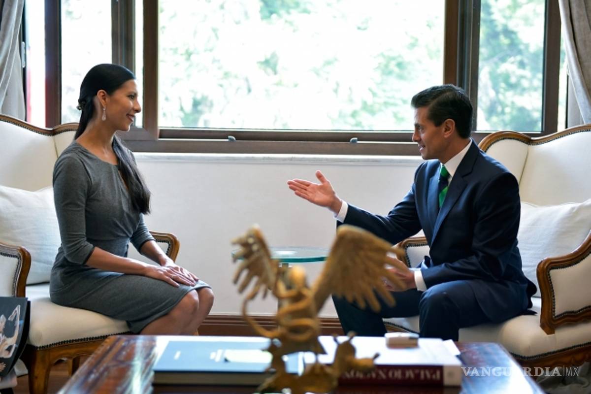 Peña Nieto se reune con la bailarina Elisa Carrillo