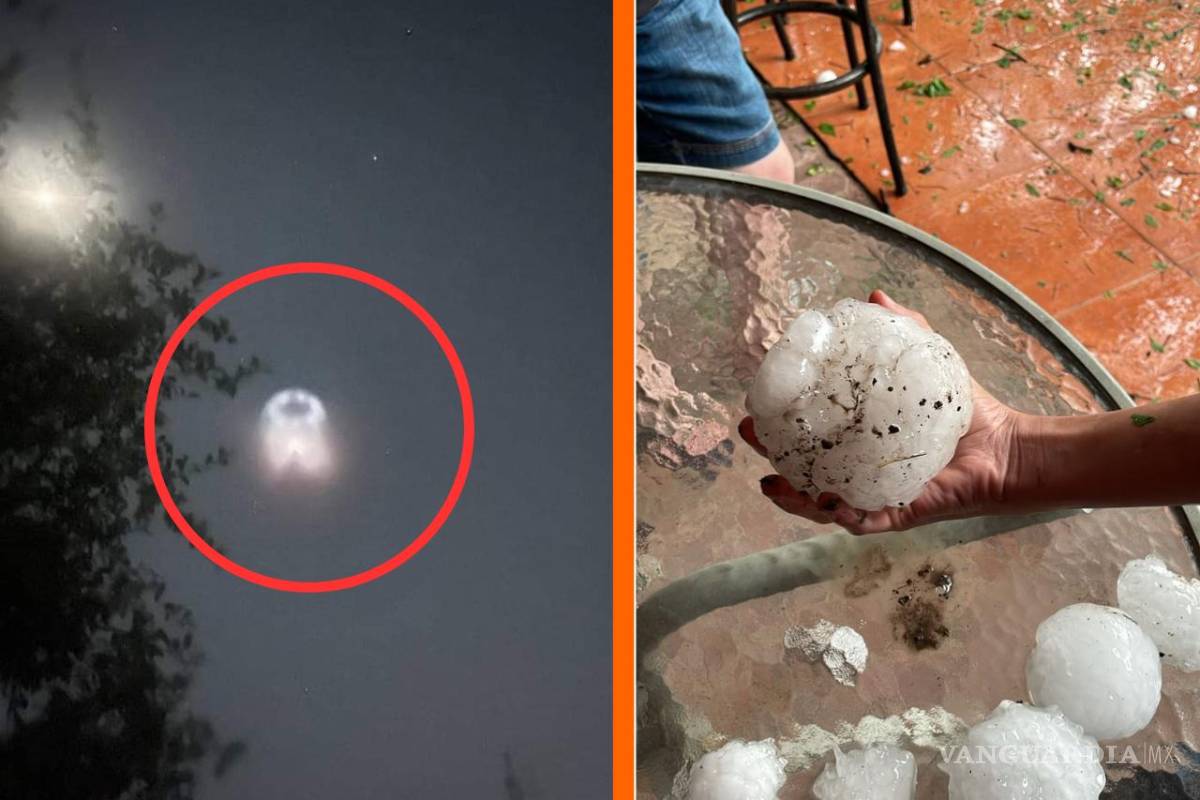Aparece extraña luz en cielo de Coahuila tras fuerte granizada; usuarios piden opinión de Jaime Maussan (Video)