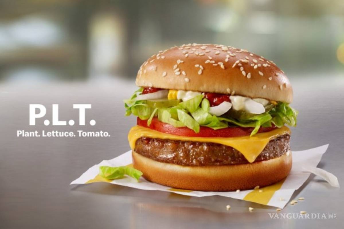 McDonald's pone a la venta una hamburguesa sin carne
