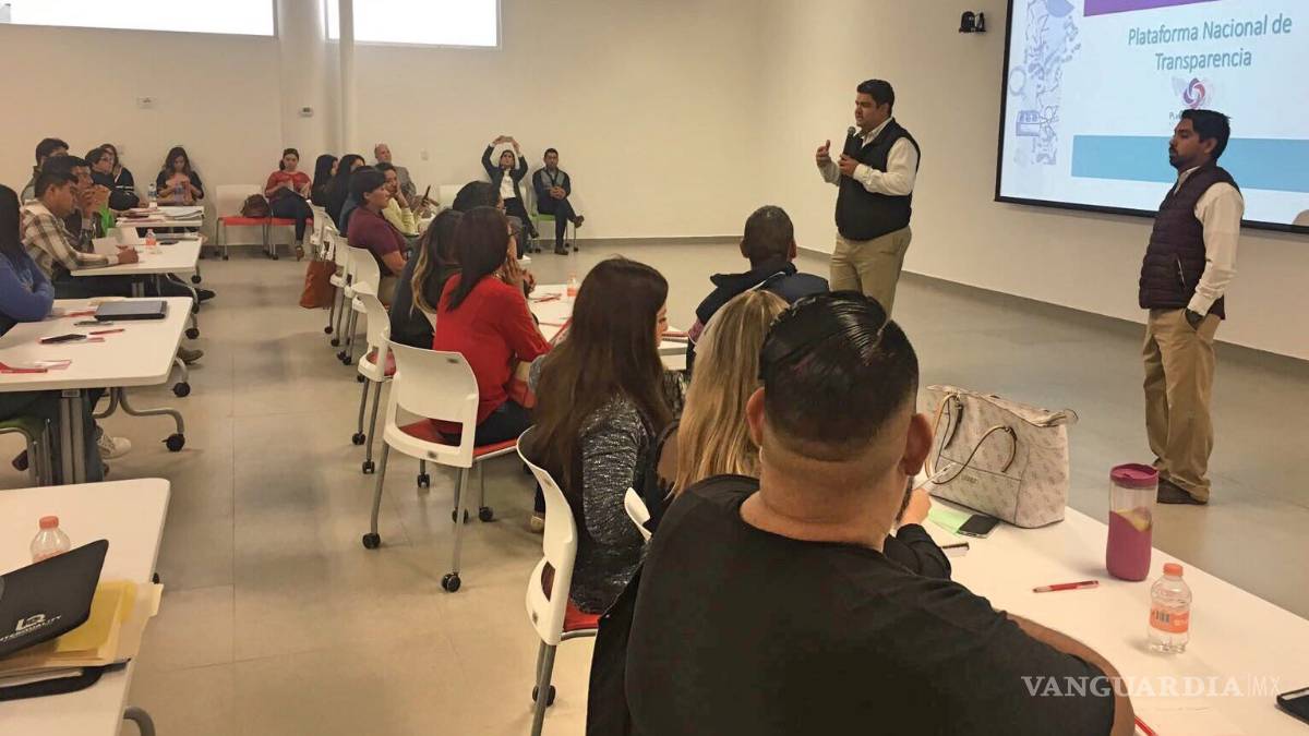Capacitan a sujetos obligados de Coahuila sobre Plataforma Nacional de Transparencia