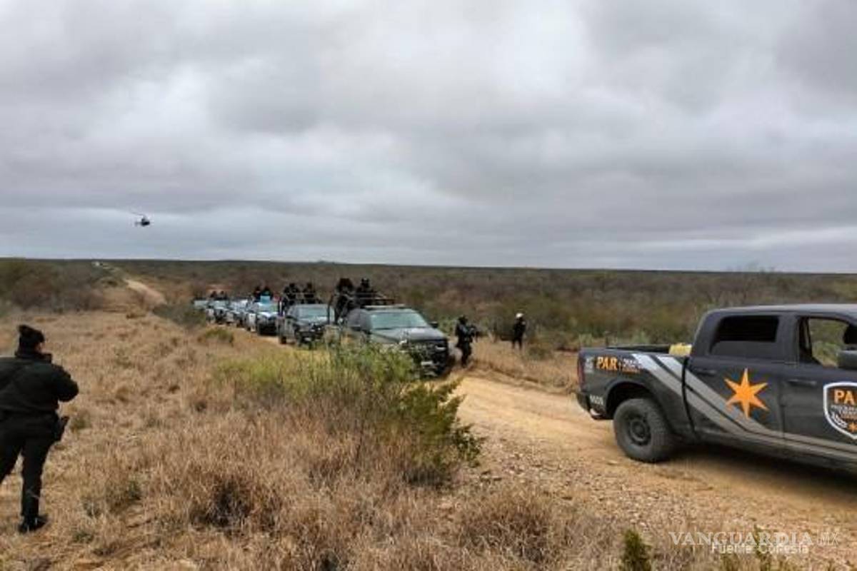 Detienen a siete ‘halcones’ en una brecha de Hidalgo, Coahuila
