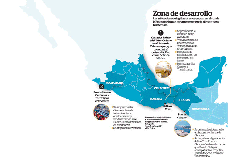 El martes entrarán en vigor las Zonas Económicas Especiales