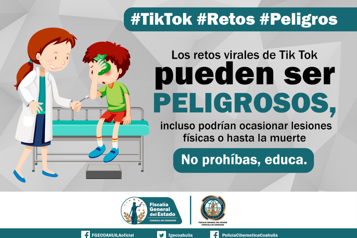 Alerta Policía Cibernética de Coahuila contra el contenido violento de TikTok