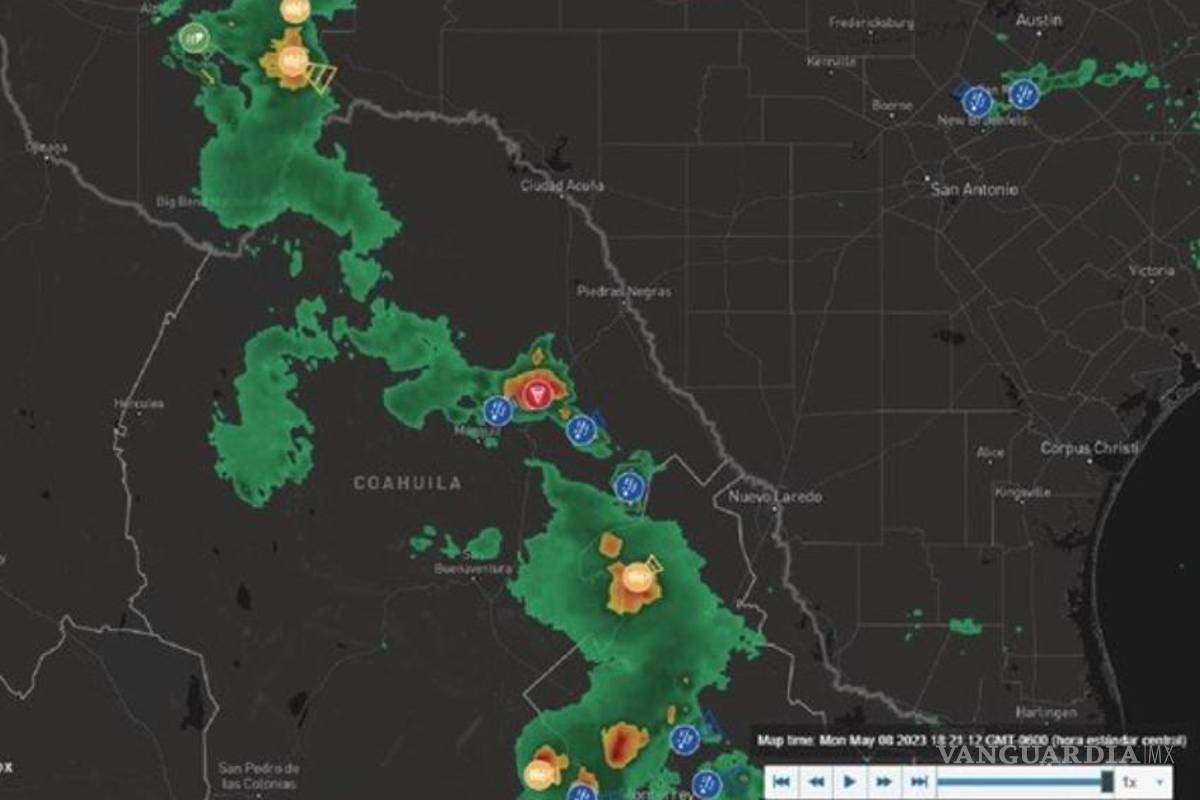 Captan tornado en el norte de Coahuila, entre Allende y Nueva Rosita (video)