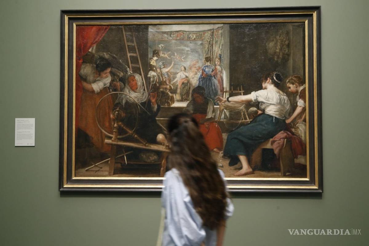 $!"Las Hilanderas", podrá verse por primera vez en el Prado tal como lo pintó Velázquez