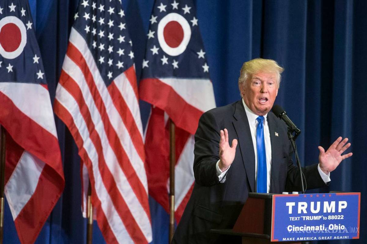 Trump espera subir al trono republicano en Cleveland